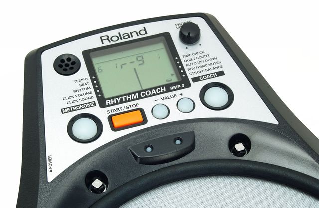 blank The RMP-3 combines two essential tools – a metronome and a practice pad